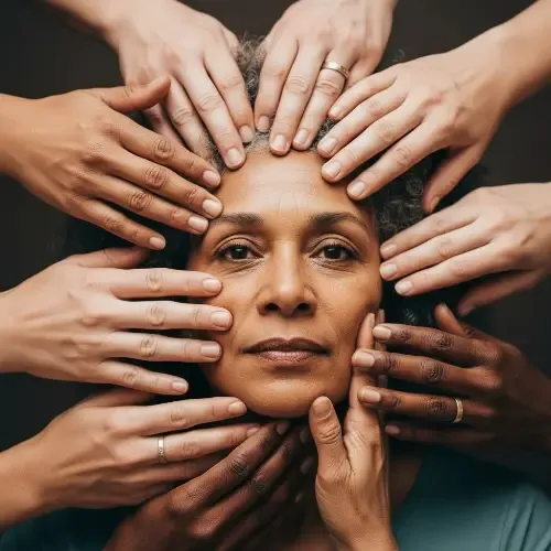 Mulheres compartilhando histórias
